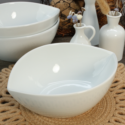 Split Oval Bowls, Set of 3