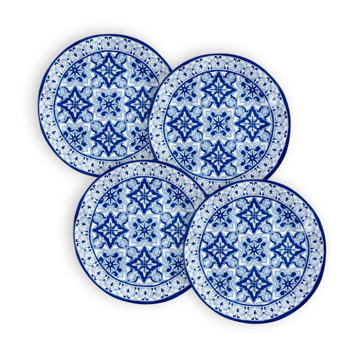 Talavera 10.5" Outdoor Dinner Plate, Set of 4