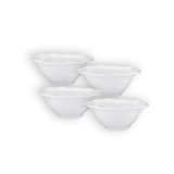 Ruffle 6.5" Round Outdoor Cereal Bowl, Set of 4