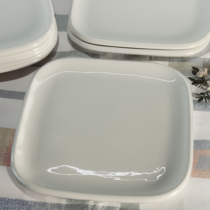 Impulse Square Dinner Plates, Set of 8