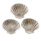 Silver Shell Tidbit Dishes, Set of 3