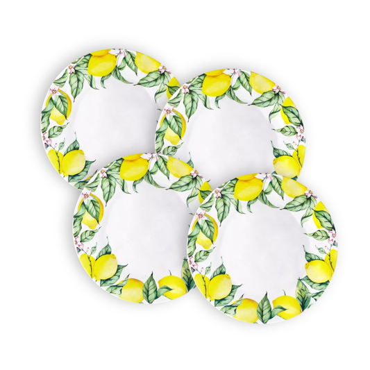 Limonata 10.5" Outdoor Dinner Plate, Set of 4