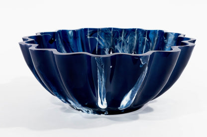 Resin Collection Scalloped Bowl