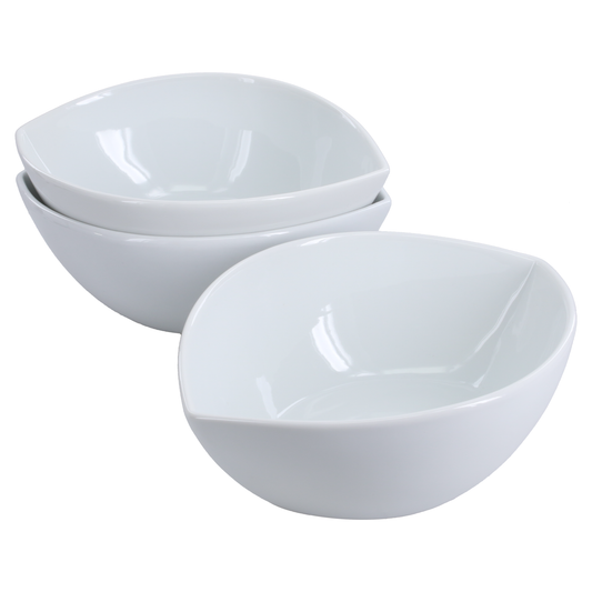 Split Oval Bowls, Set of 3