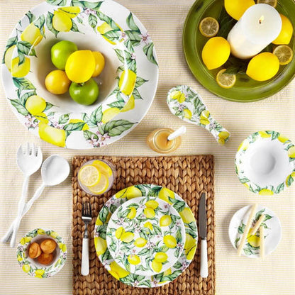 Limonata 10.5" Outdoor Dinner Plate, Set of 4