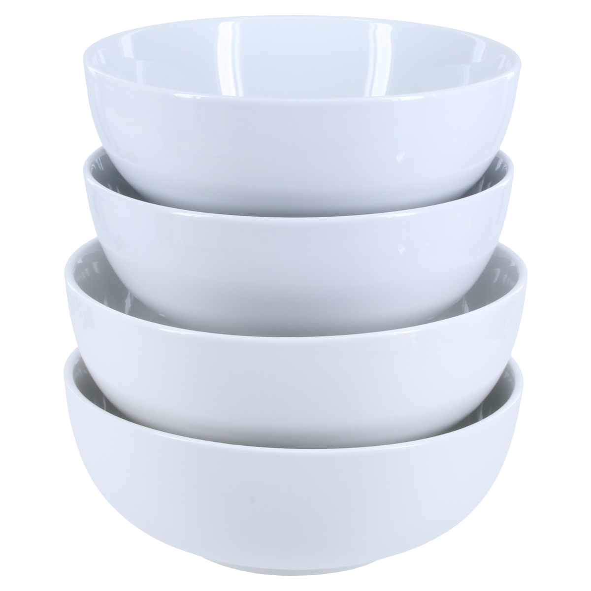 Porcelain Serving Bowls, 8" and 9", Set of 4